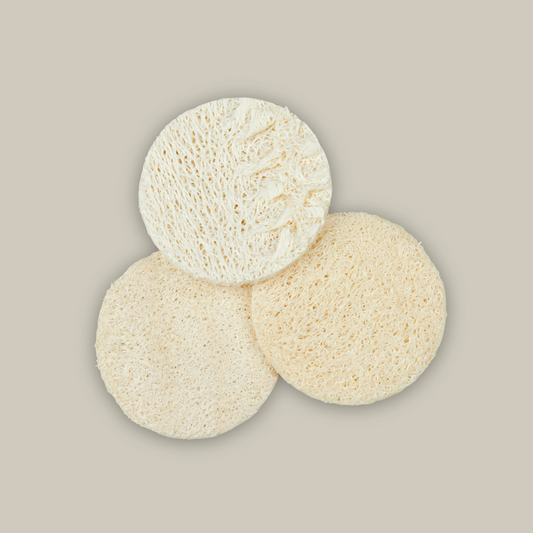 Luffa Peelingpad-Set 3 Stück
